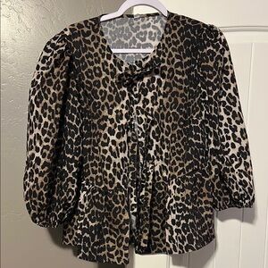 Leopard Print Blouse
